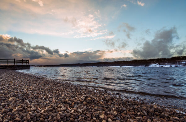 Photograph of Lake Galena as a storm breakd