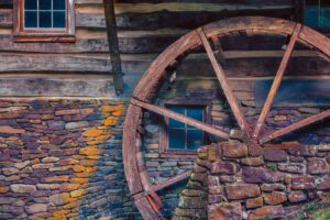 Cuttalossa Farm Water Wheel